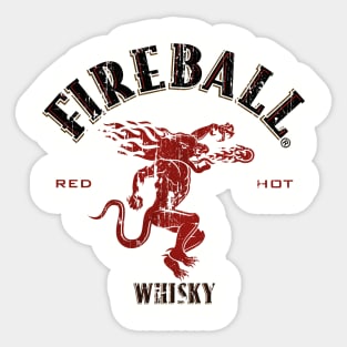 VINTAGE STYLE - FIREBALL WHISKY Sticker